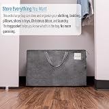 Venο 4 Pack Heavy-Duty Oversize Storage Bags with Zips and Tag Pocket view 7