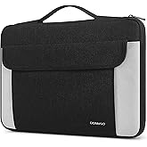 DOMISO 17-17.3 Inch Laptop Sleeve Case,Water-resistant Laptop Protective Case for Dell, HP, Lenovo, Asus, Acer, Alienware,Black