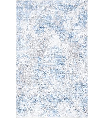 Safavieh Amelia Teppich Läufer 2x8 Fuß – Modernes Abstract-Design In Grau/Türkis