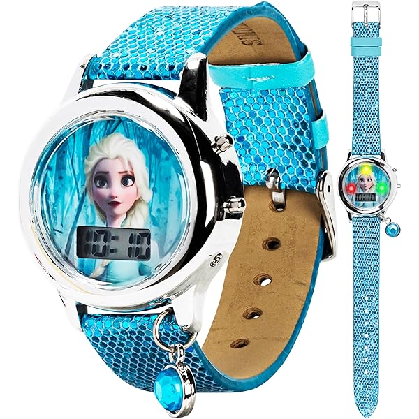 Amazon.com: Accutime Disney Kids' FZN3554 Frozen Anna and Elsa