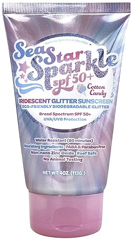 Sunshine Glitter Sea Star Sparkle GLITTER SUNSCREEN with SPF