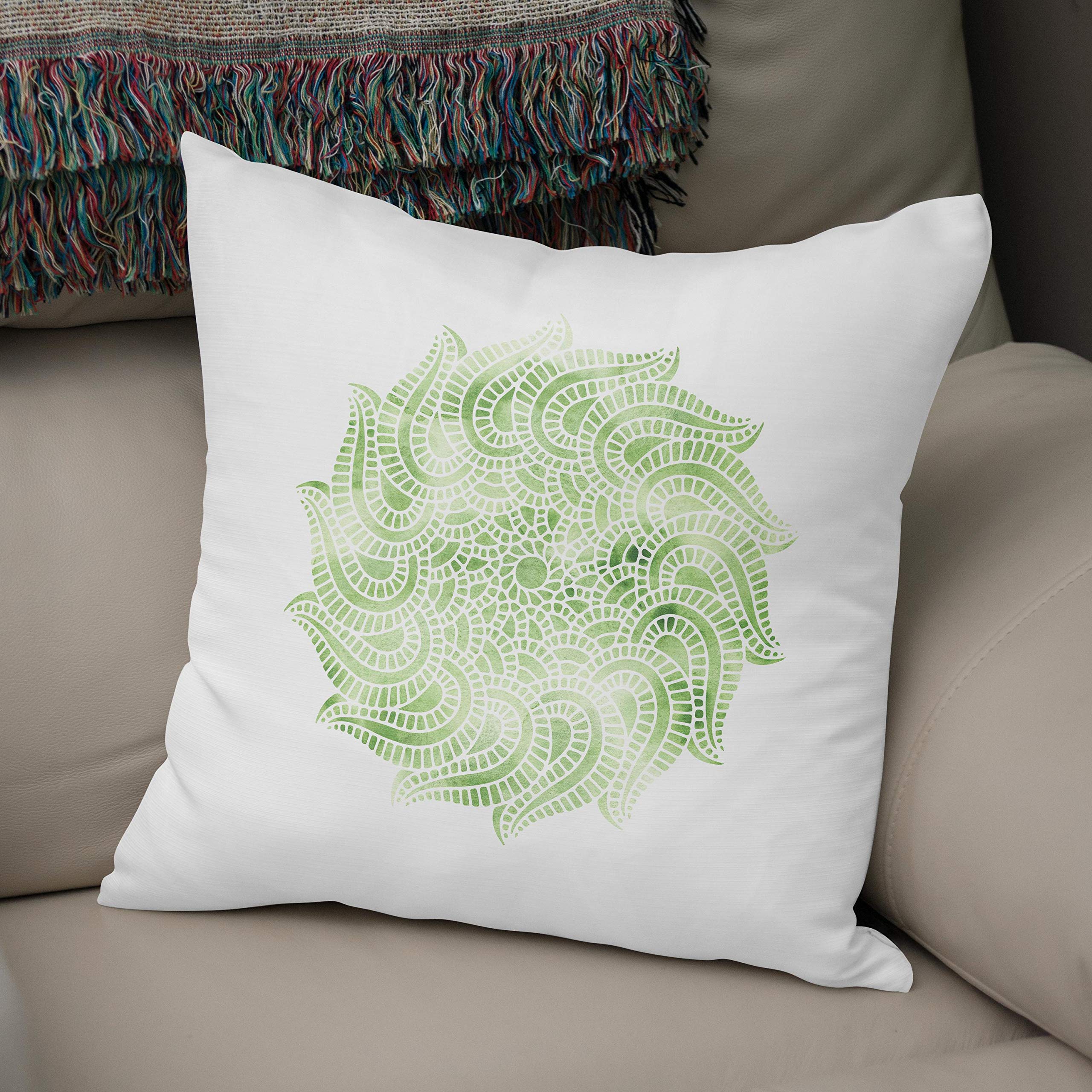 Bonamaison, Decorative Cushion Cover - 50% Cotton 50% Polyester - 43x43cm - Designed and Manufactured in Turkey