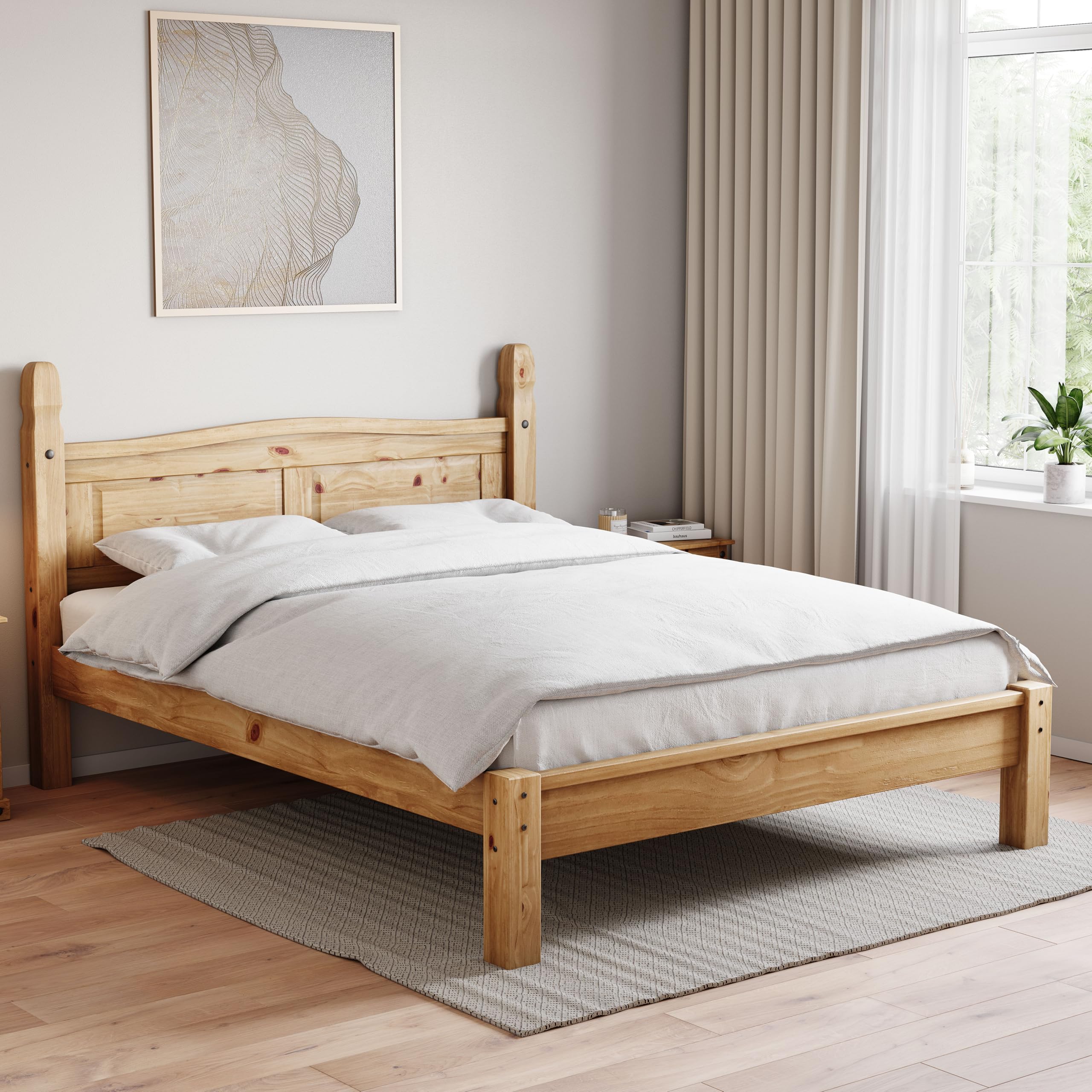 Vida Designs Corona Bed Frames Complete (King | No Mattress | Low Foot)