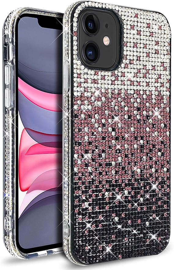 Amazon Com Vensen Glitter Bling Ultra Thin Tpu Case For Iphone 11