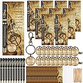 Spakon 60 Pcs Music Appreciation Gifts Bulk Inspirational Musical Pens Keychains and Bookmarks for Music Lovers Students Teachers Musicians Band Choir Party Supplies