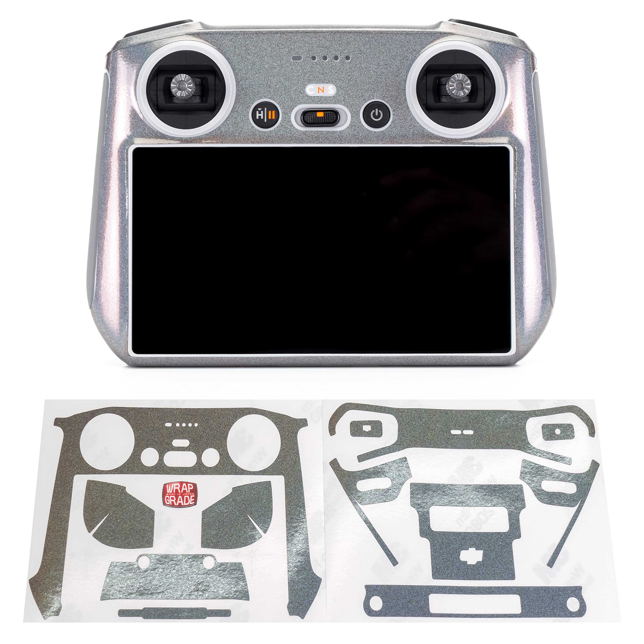 WRAPGRADE Skin Stickers compatible with DJI RC (COLORATION-X)