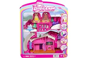 ​Barbie Mini BarbieLand Bundle Including 2 Holiday Dolls, 3 Snow Playsets, 3 Other 1.5-inch Dolls