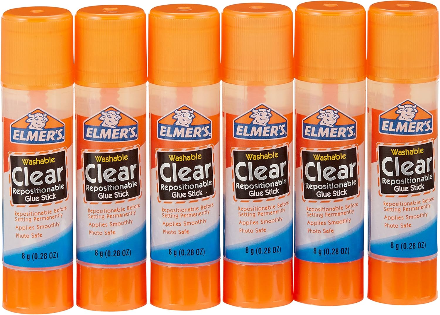 Elmer's Clear Glue Stick (E4061) : Office Products