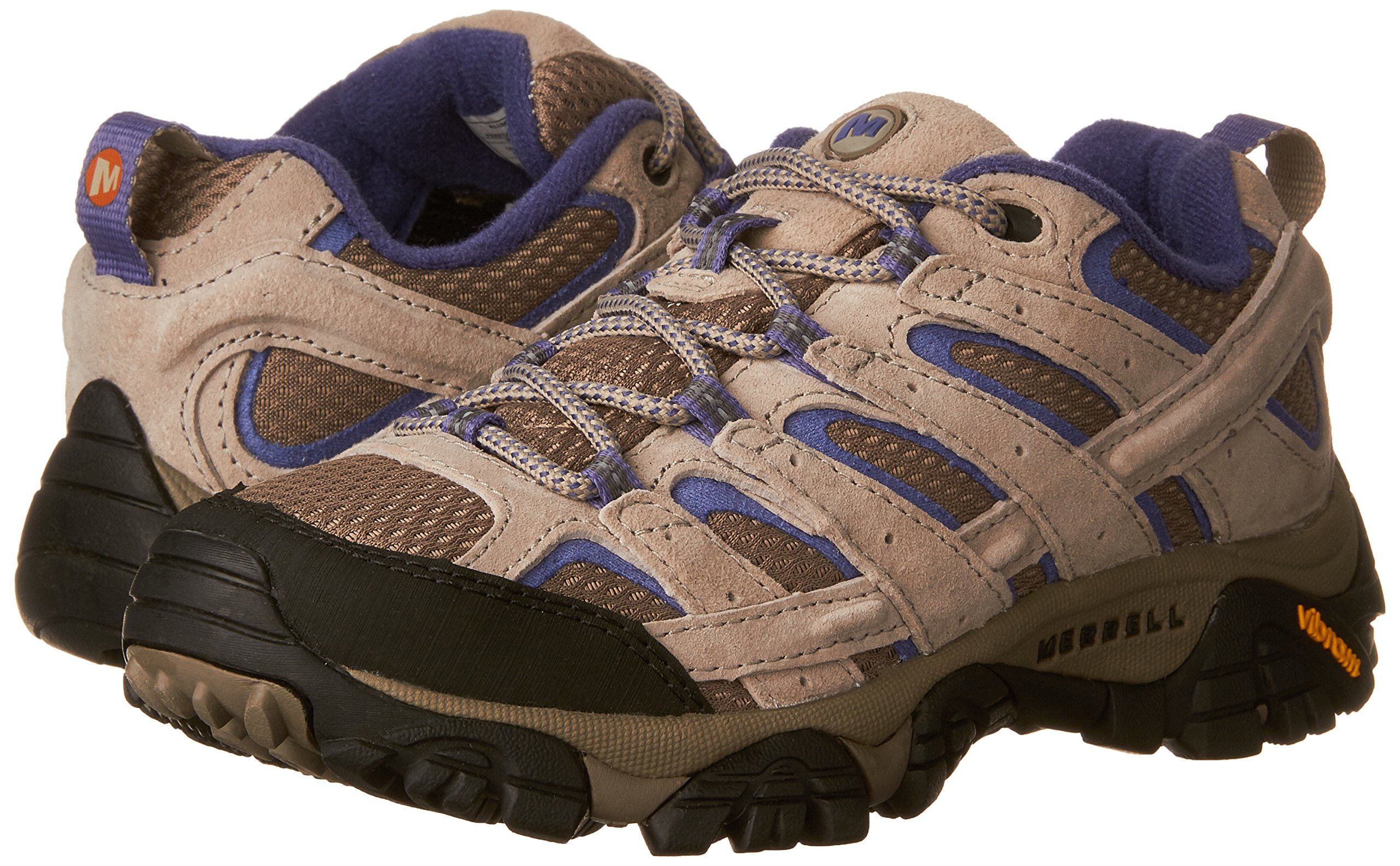 Merrell Women's Moab 2 Vent Hiking Shoe, Aluminum/Marlin, 11 M US on