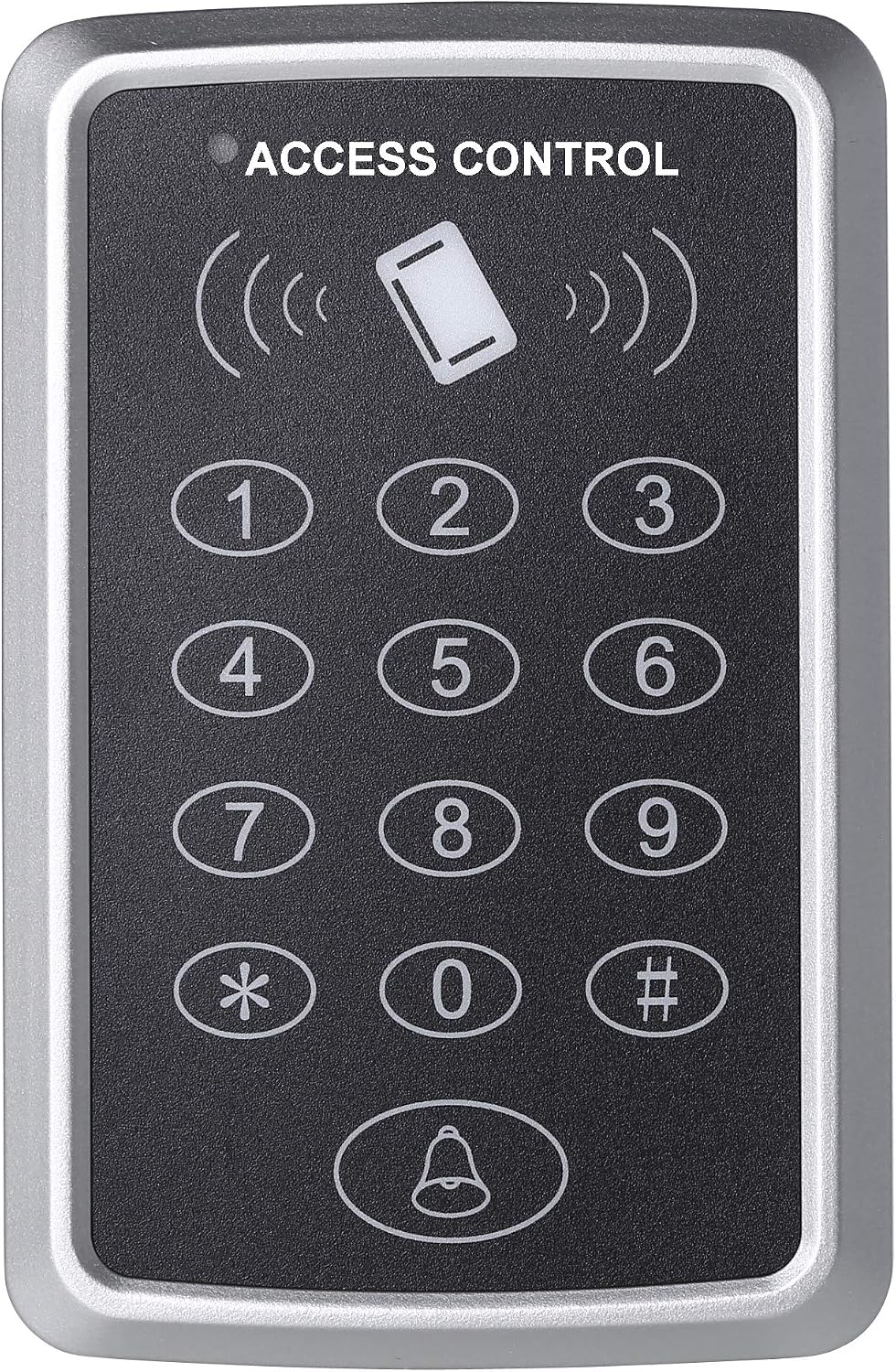 UHPPOTE 125KHz Proximity RFID Card Access Control Keypad Support 1000 Users, black