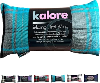 Kalore KALORE Turquoise Tartan Heatpack XL 800g Wheat | Heat Wrap