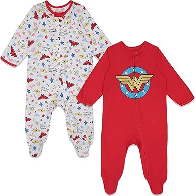 wonder woman baby pajamas