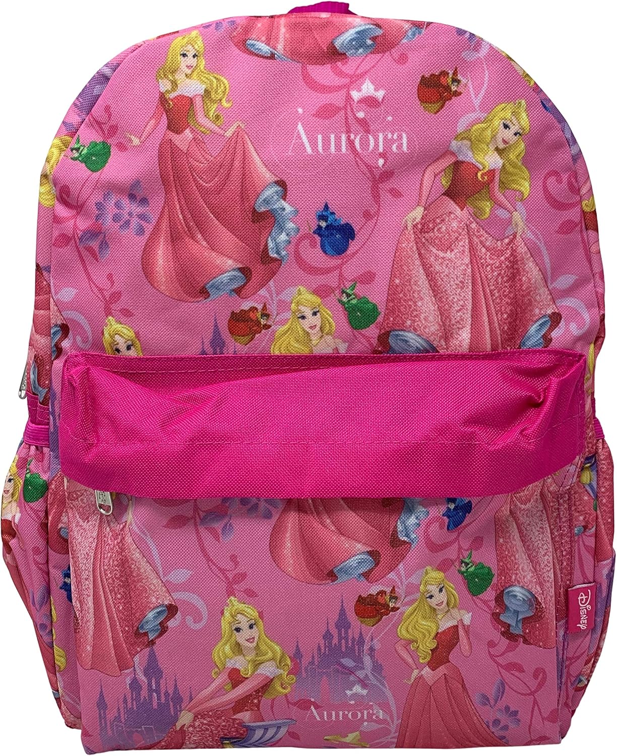 Disney Princess Aurora Allover Print 16" Backpack For Girls Amazon.ca Clothing, Shoes