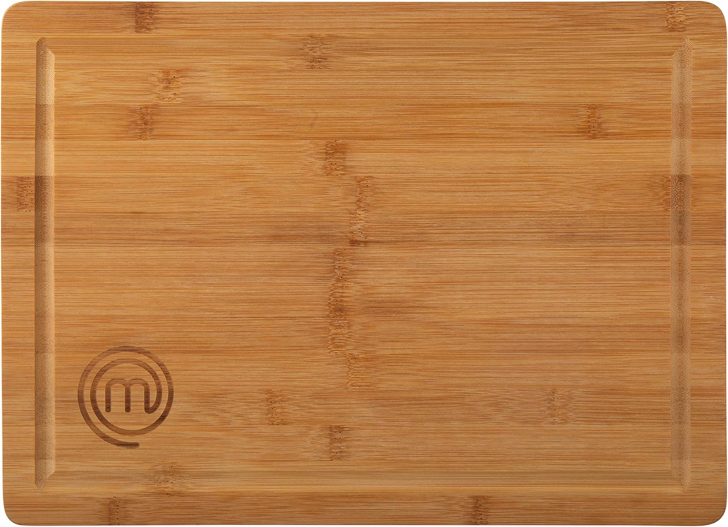 MasterChef Large Chopping Board Bamboo Butchers Block 39cm x 27cm x 3cm (18" x 10.5" x 1") Thick