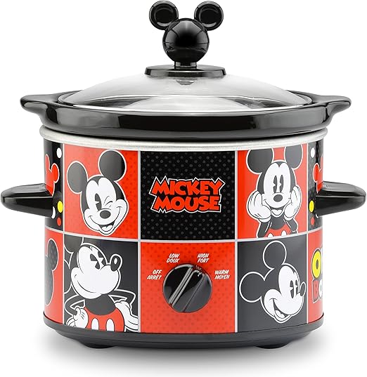 Amazon Com Disney Dcm 200cn Mickey Mouse Slow Cooker 2 Quart