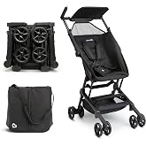 Munchkin Sparrow Lightweight Travel Stroller for Airplane, Black