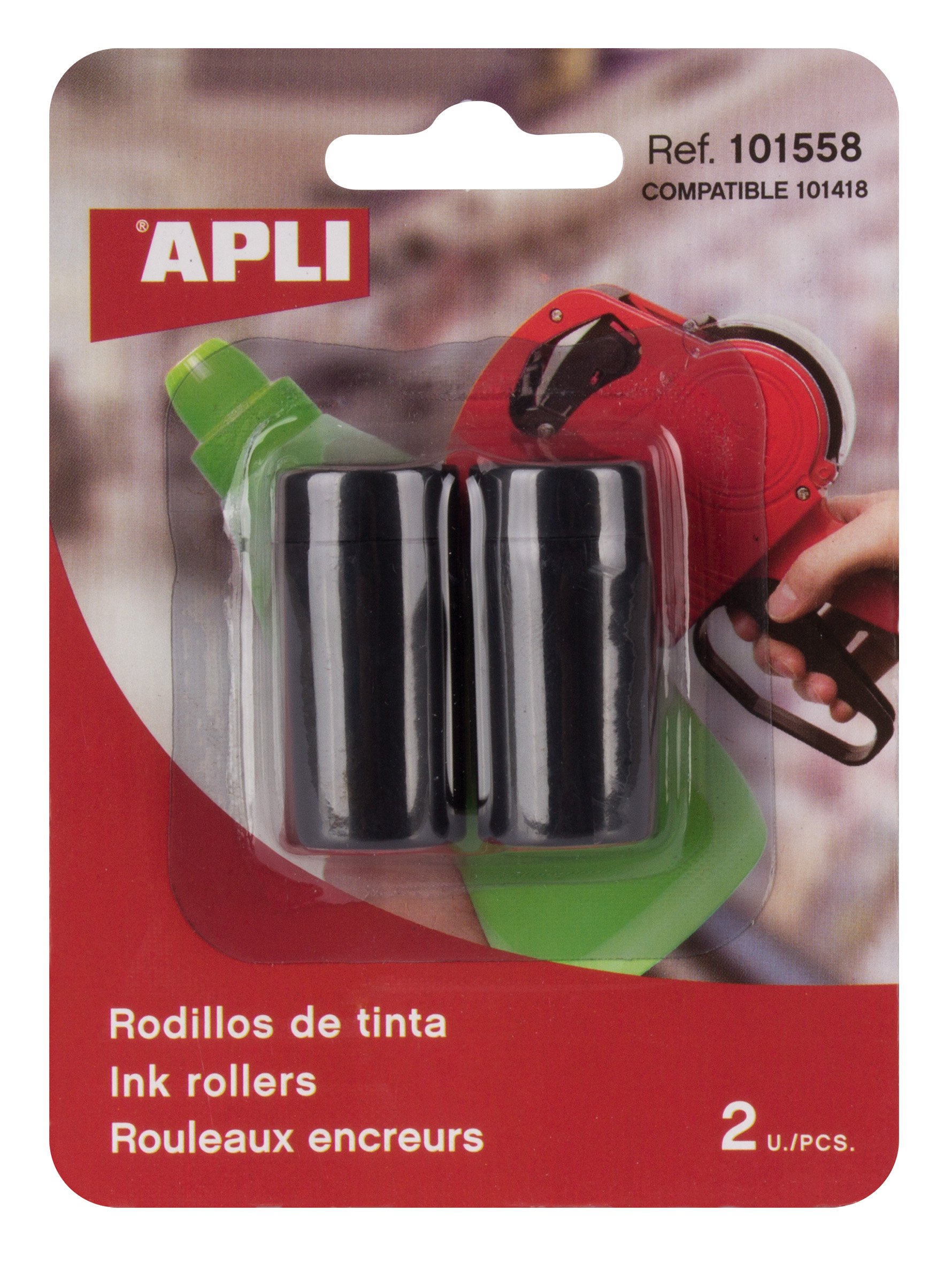 Blister Pack of 2 Ink Rollers for 101418 101558
