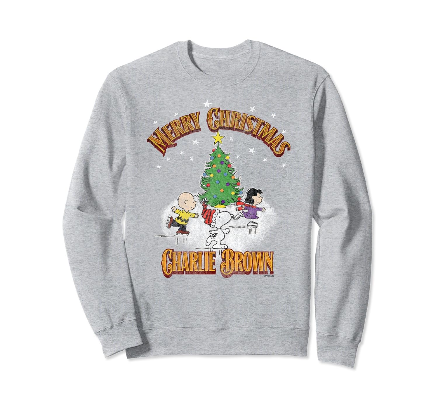 Snoopy Charlie Brown Christmas Sweatshirtln Lntee