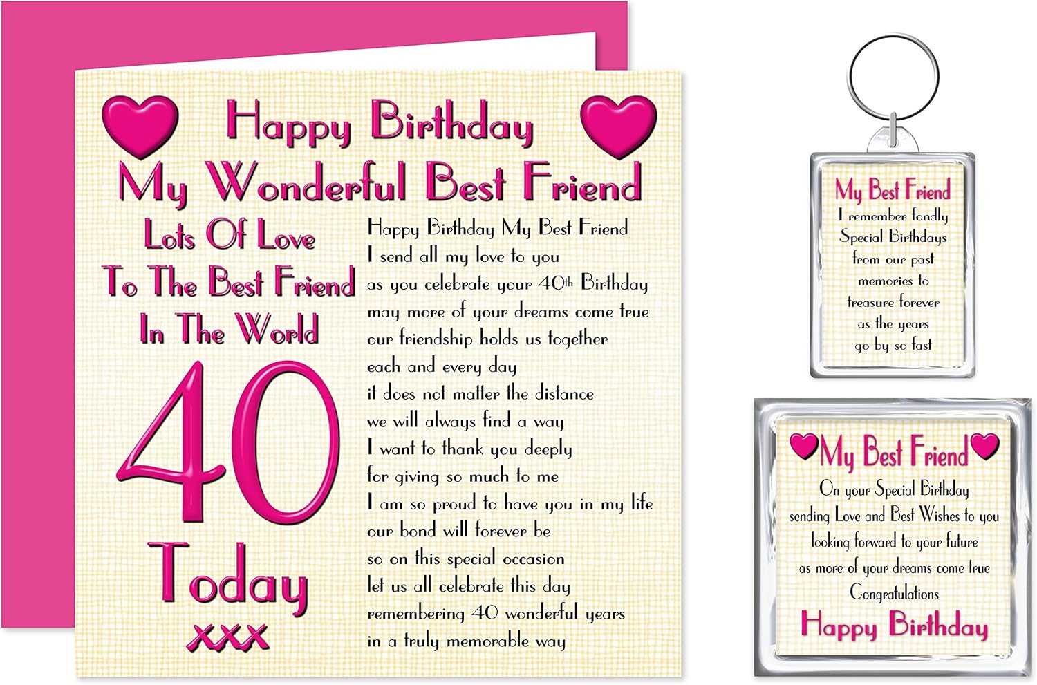 40th best friend birthday gifts