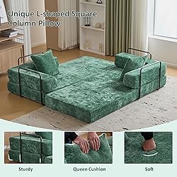 Convertible Sleeper Sofa Bed, Compression Folding