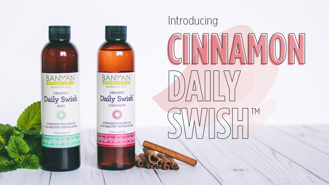 Banyan Botanicals Daily Swish Mint Organic Ayurvedic Oil Pulling