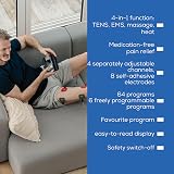 Beurer EM89 Digital TENS/EMS Device with Heat 4-in-1 8 Electrodes Battery view 7