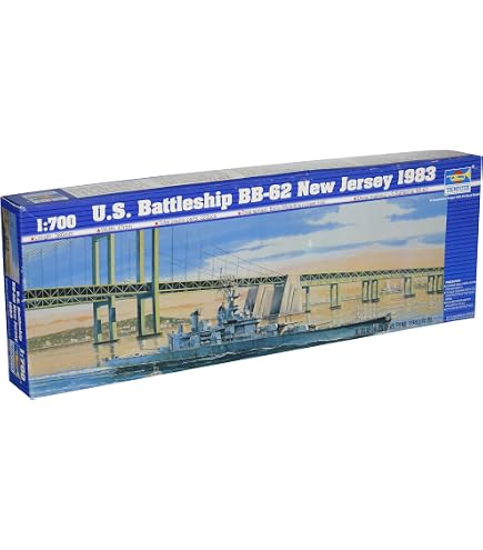 Amazon.com: Trumpeter 1/700 USS Iowa BB61 Battleship 1984 Model