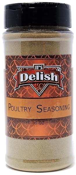 POULTRY SEASONING BY ITS DELISH, 6 OZ. MEDIUM JAR