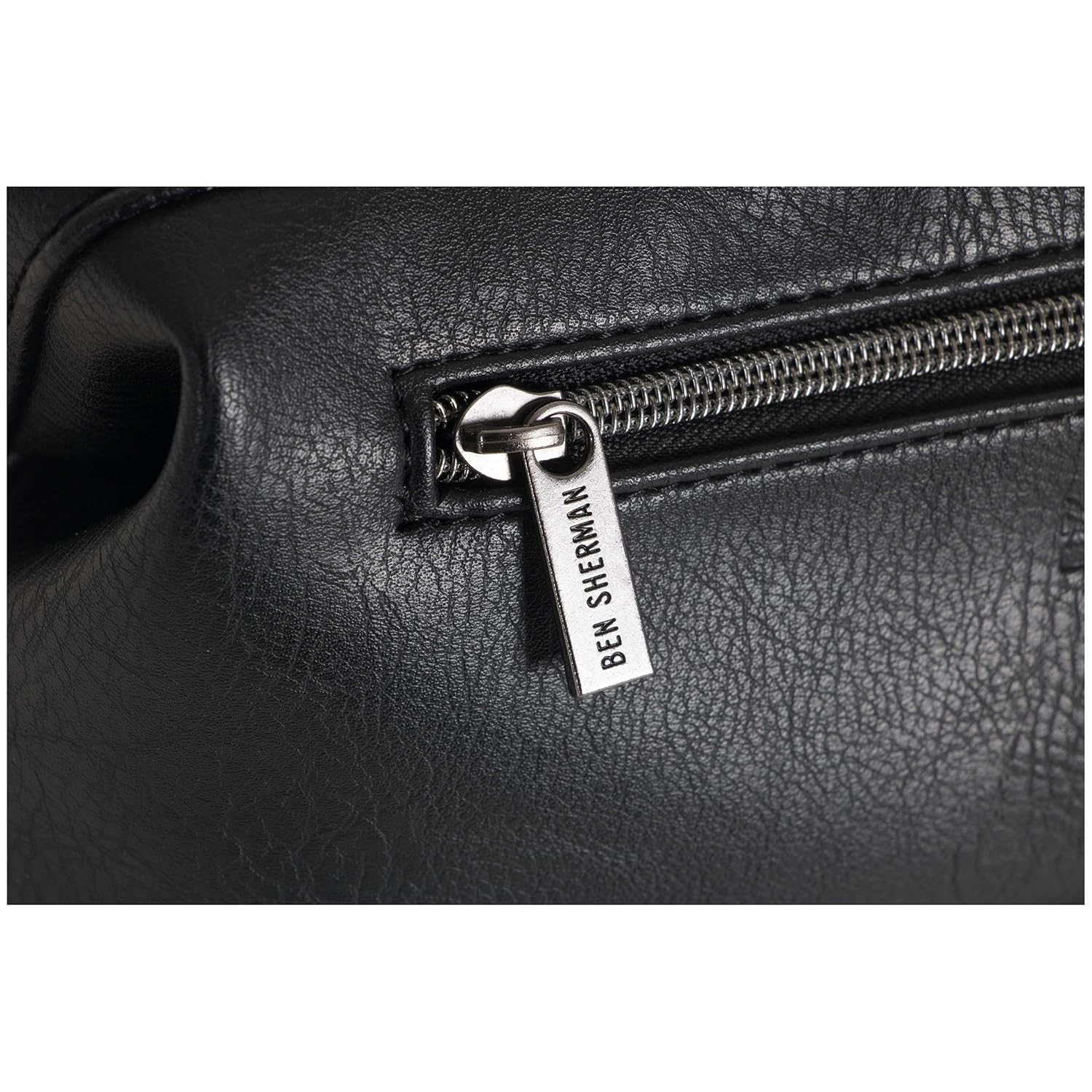 Ben Sherman Noak Hill Collection Vegan Leather Toiletry Travel Kit, Black, 2PC Set: Industrial & Scientific