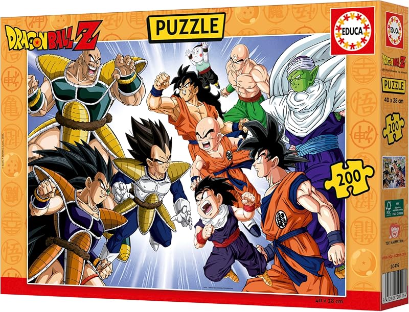 - Puzzle Infantil de 200 Peças para Crianças | Dragon Ball DBZ. Medidas: 40 x 28 cm. Desde os 3 anos de idade (20416) — foto 4 de 6
