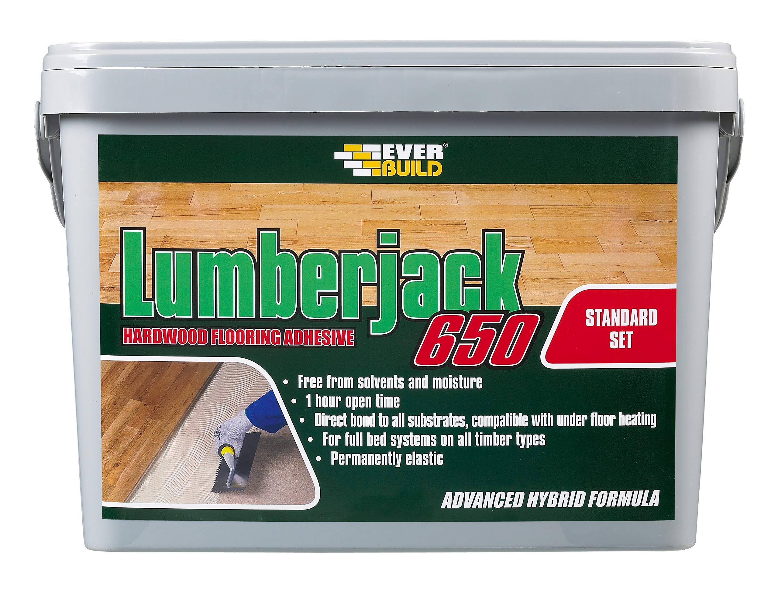 Everbuild Lumberjack 650 Hardwood Flooring Adhesive – Buff – 14kg
