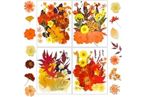 Dried Flowers for Candle Making, Winartton 110 PCS Dried Flowers for Nail Yellow Real Pressed Flowers for Resin Craft Jewelry Scrapbook Candle Making Soap Making Makeup Nails Decor