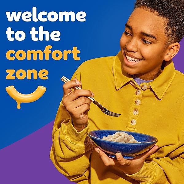 KRAFT MAC & CHEESE, 1 BOX, FOR EASY DINNER OR DINNER SIDES, WHITE CHEDDAR, NO ARTIFICIAL FLAVORS, PRESERVATIVES OR DYES, 7.3 OZ
