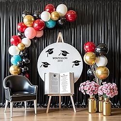Outpain Thick 10 ft x 10 ft Black Sequin Backdrop