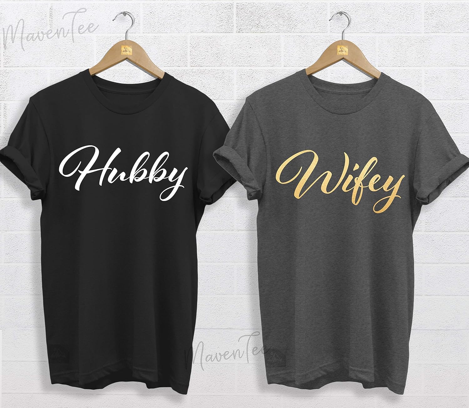 hubby and wifey sweatshirts