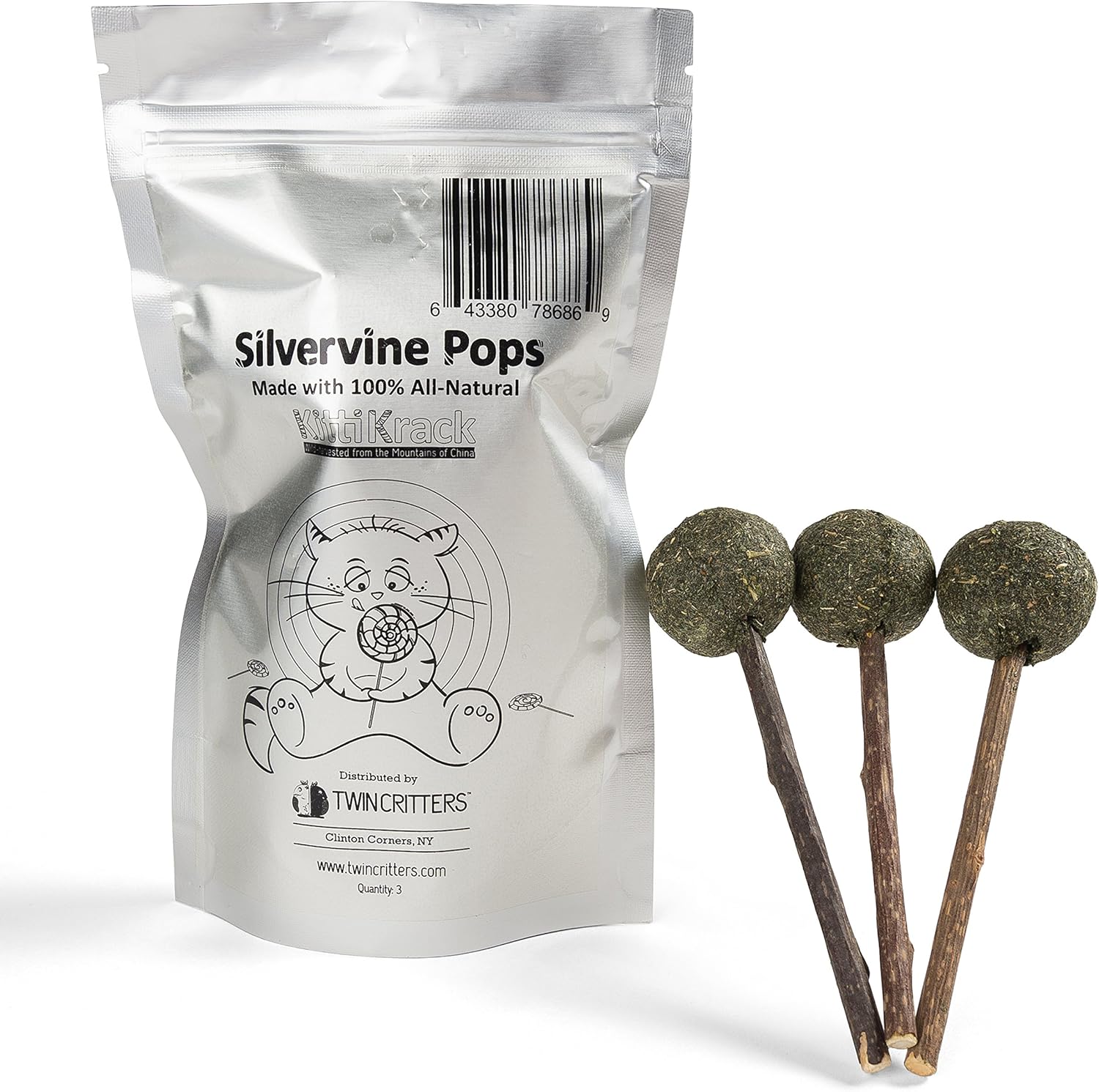 catnip lollipop with matatabi stick