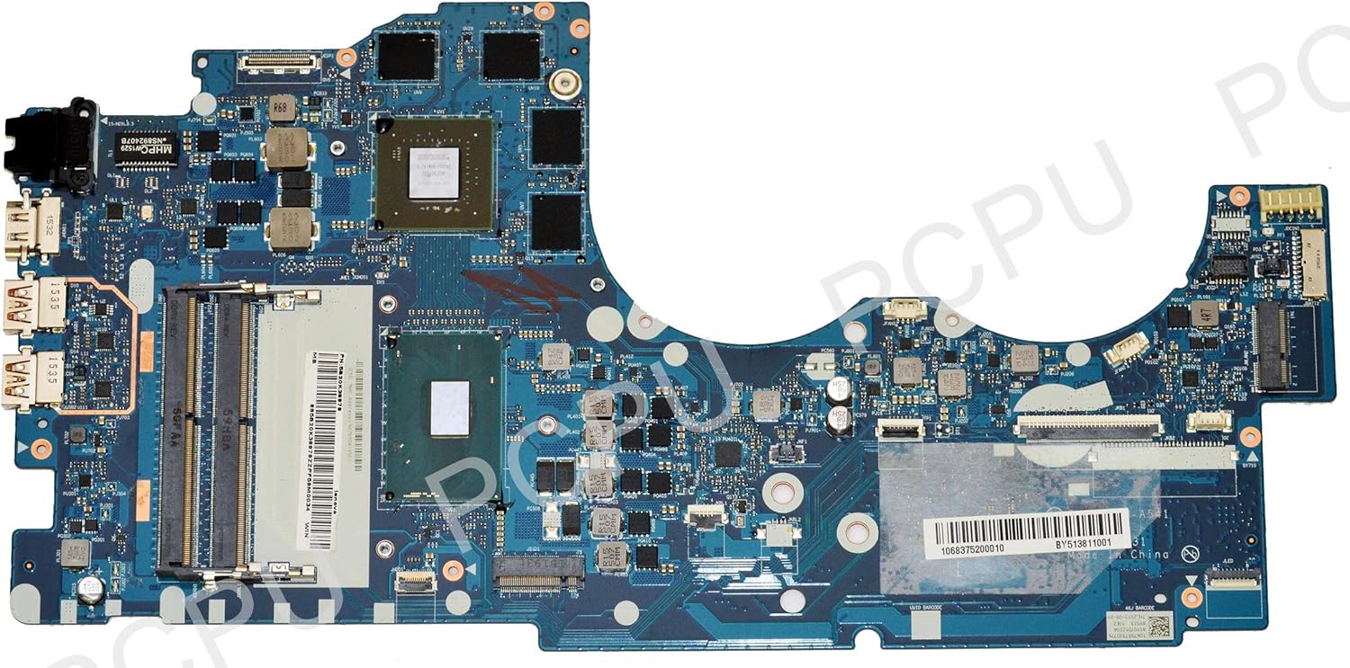 5B20K38979 Lenovo Y700-14 Laptop Motherboard w/Intel i7-6700HQ 2.6GHz CPU