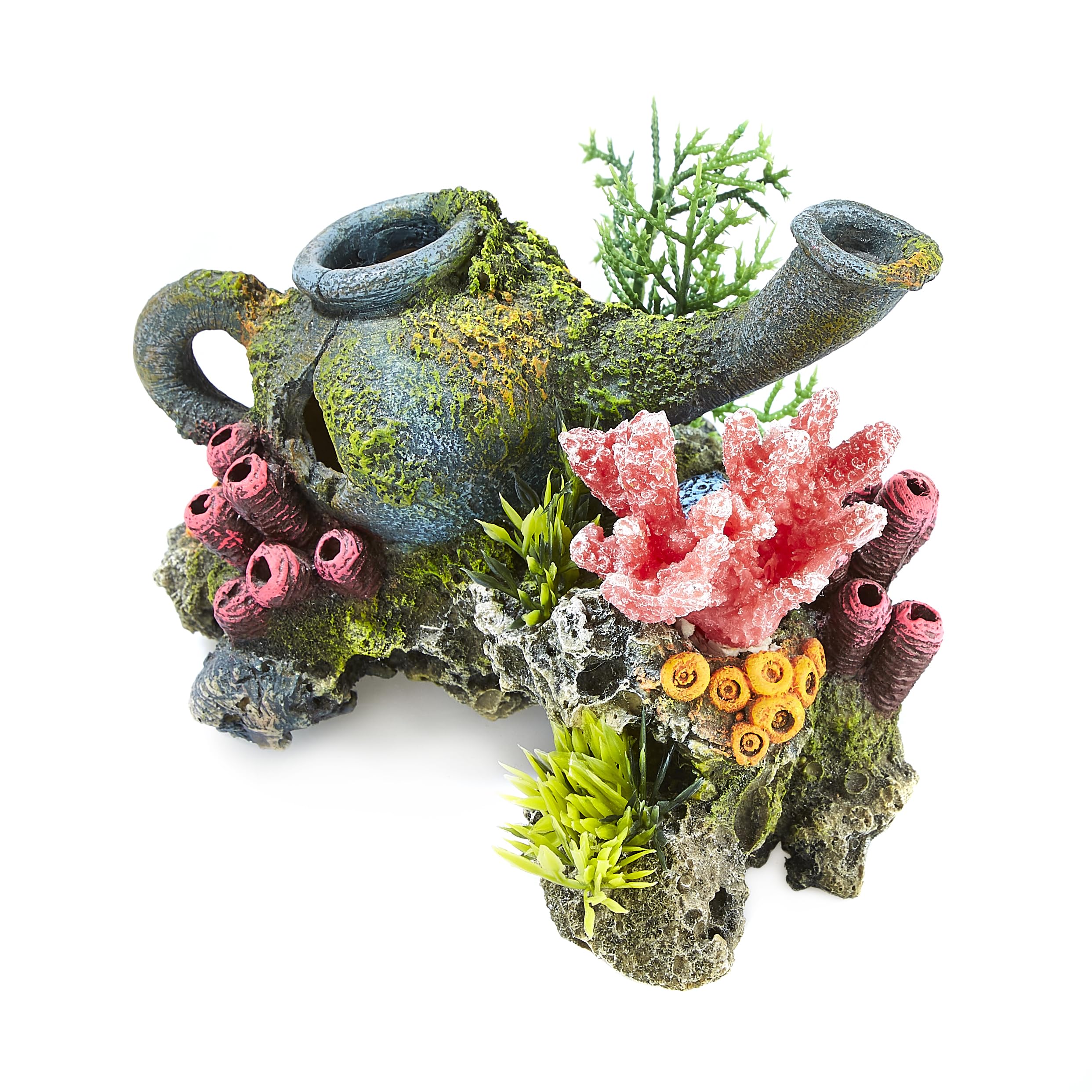 CLASSIC PETBLIS Jar On Rocks With Plants 145mm