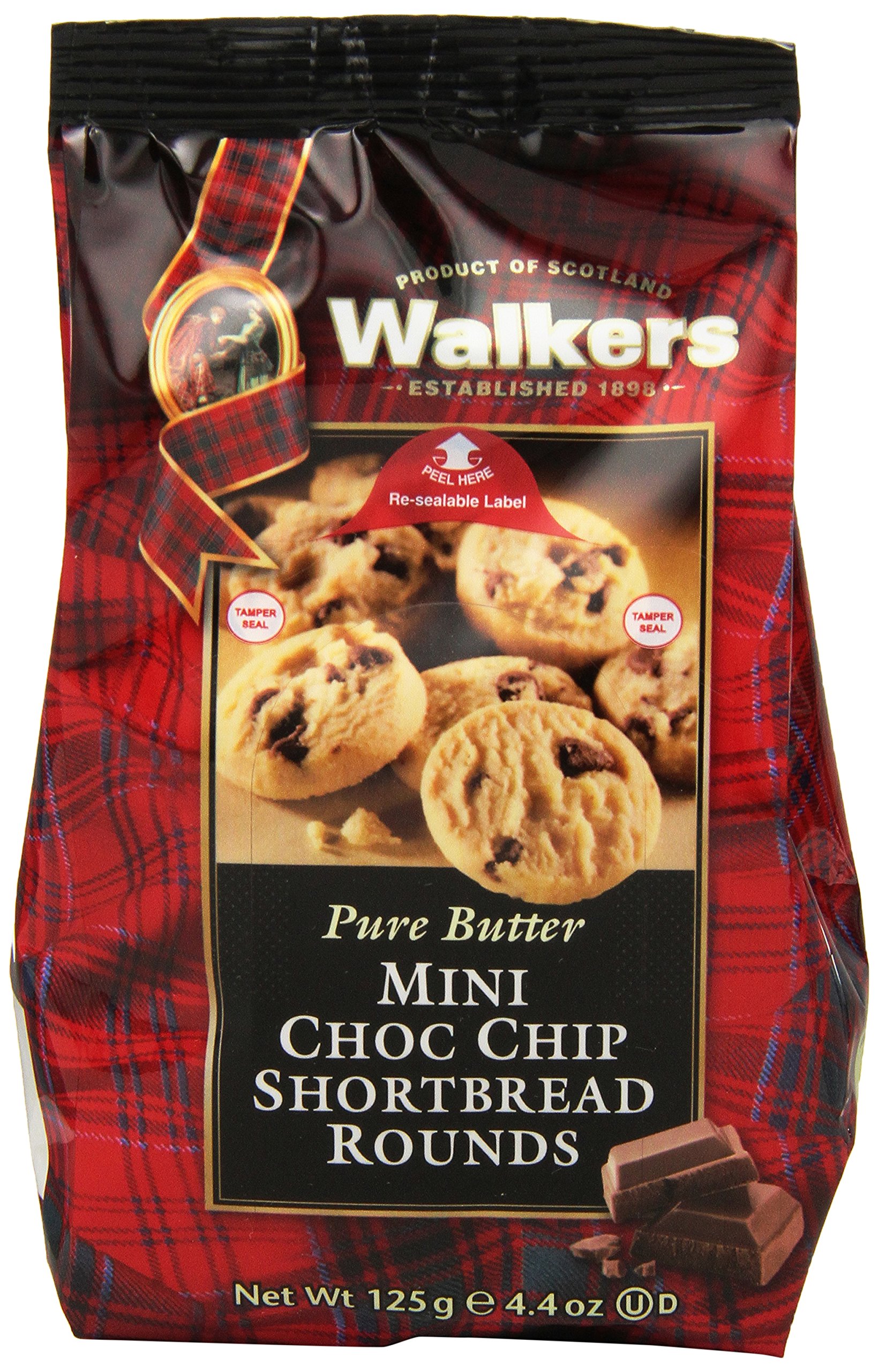 Walkers Shortbread Mini Shortbread Rounds, 4.4Ounce Bags
