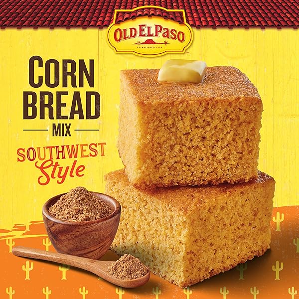 OLD EL PASO CORNBREAD MIX, SOUTHWEST STYLE, BAKING MIX, 13.5 OZ