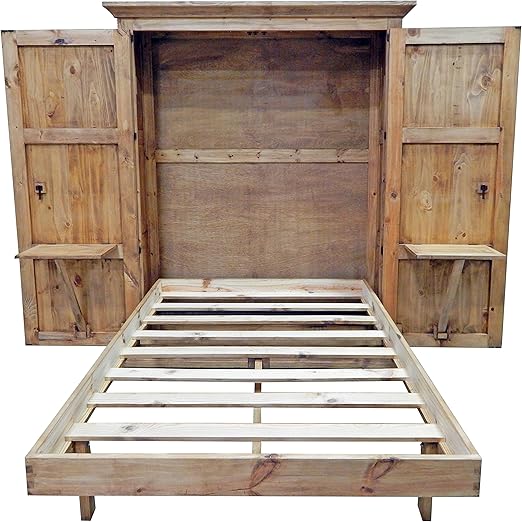 Amazon Com Full Size Solid Wood Murphy Hideaway Bed Kitchen Dining