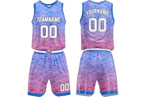 Custom Basketball Uniform Sets Personanlized Jersey Printed Team Name Number Logo for Men Women Youth