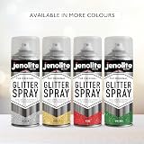 JENOLITE Red Glitter Spray Paint 400ml Multi Surface for Crafts view 10