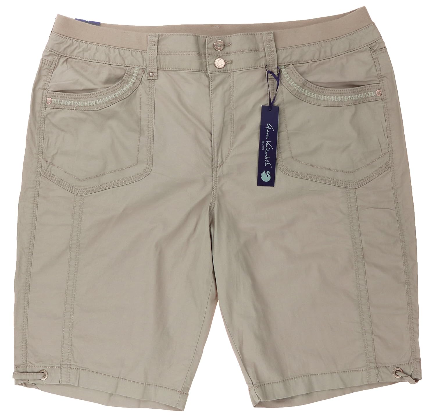 gloria vanderbilt utility shorts