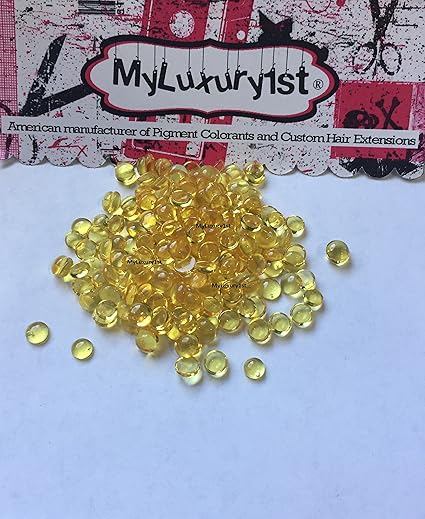 Amazon Com 25 Grams Golden Keratin Glue Beads U Tip Fusion Hair