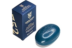 Caswell-Massey Newport Men’s Bar Soap, Sophisticated Marine Scent, Moisturizing Natural Body Wash for Bath, Face & Hands, Triple-Milled with Essential Oils, Plant-Based & Cruelty-Free, 5.8 oz