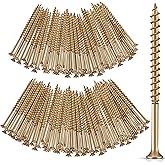 Dreyoo 100 Pcs Repair Floor Screws, Universal Screws for Floor Repair Fit Hardwood/Vinyl/Carpets, Wood Gap Fixer Compatible with 3233, Bolt Assortment Sets