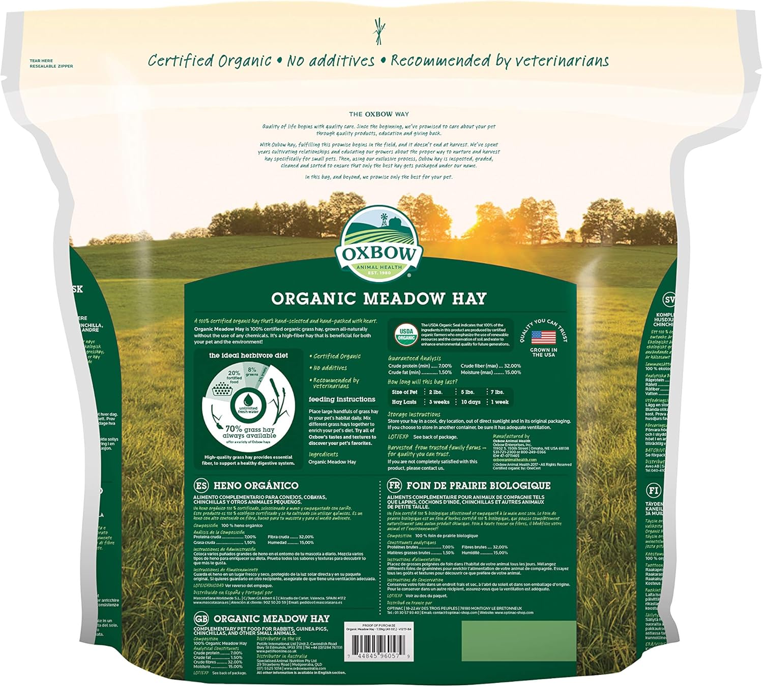 meadow hay for rabbits