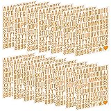 1470 Letter Stickers 15 Sheets Alphabet Stickers
