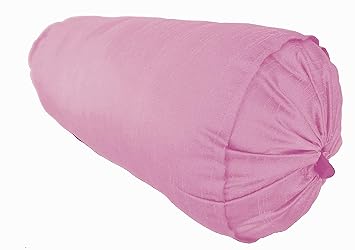 Amazon.com: Baby Pink Bolster Pillowcase - Yoga Massage ...